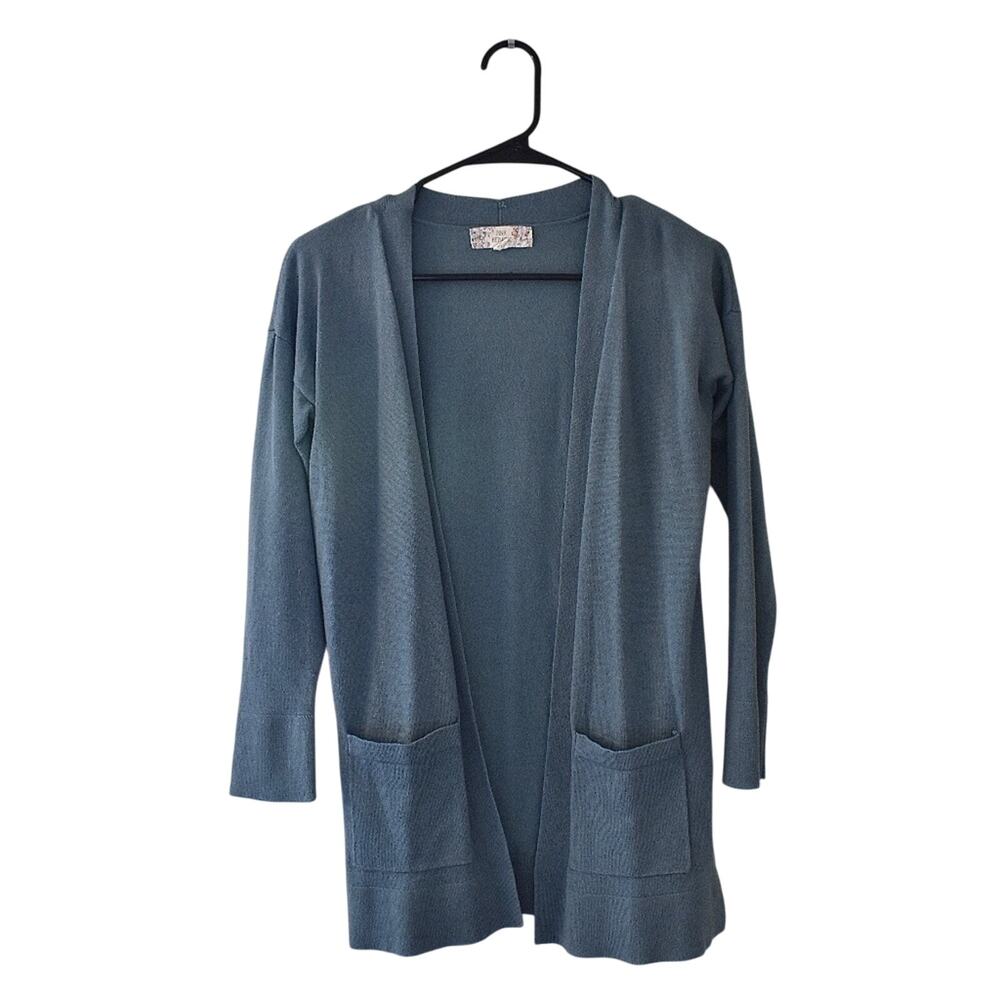 XS- Pink Republic Aqua Cardigan